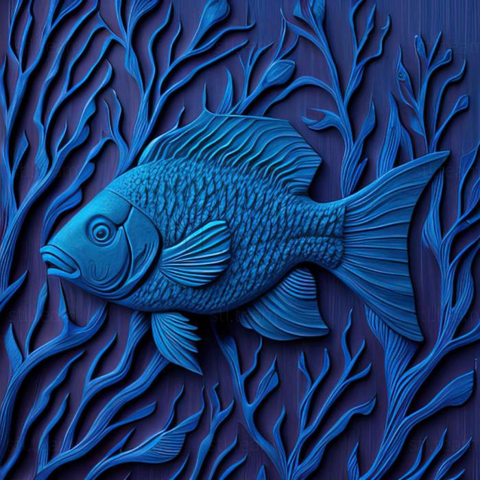 Animals Akara blue fish